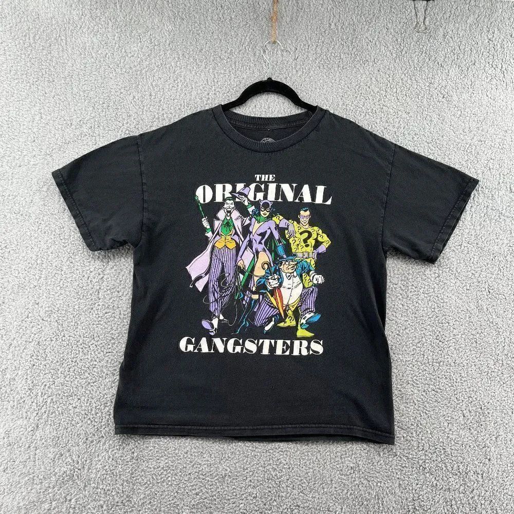 DC Comics Original Gangsters T Shirt Black Large